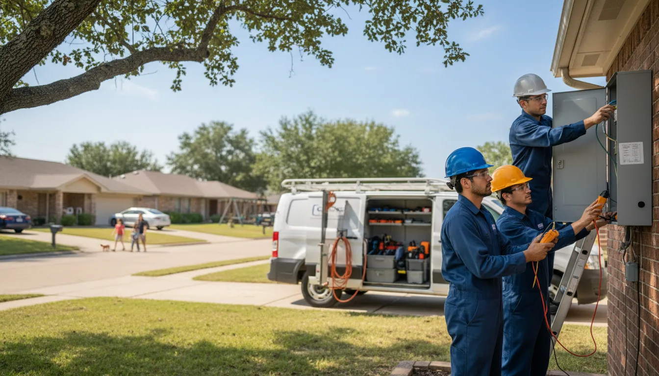 Certified electrician providing emergency electrical services in Broadview, MT